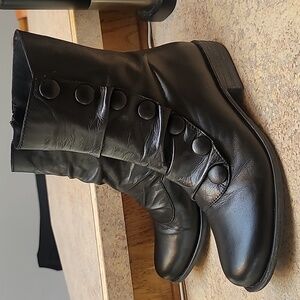 Miz Mooz Black Ankle Boots Size 7 1/2